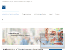 Tablet Screenshot of knkpublishingsoftware.com